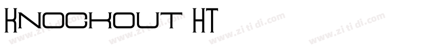 Knockout HT字体转换